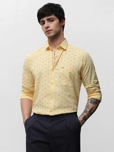 Yellow Printed Shirt