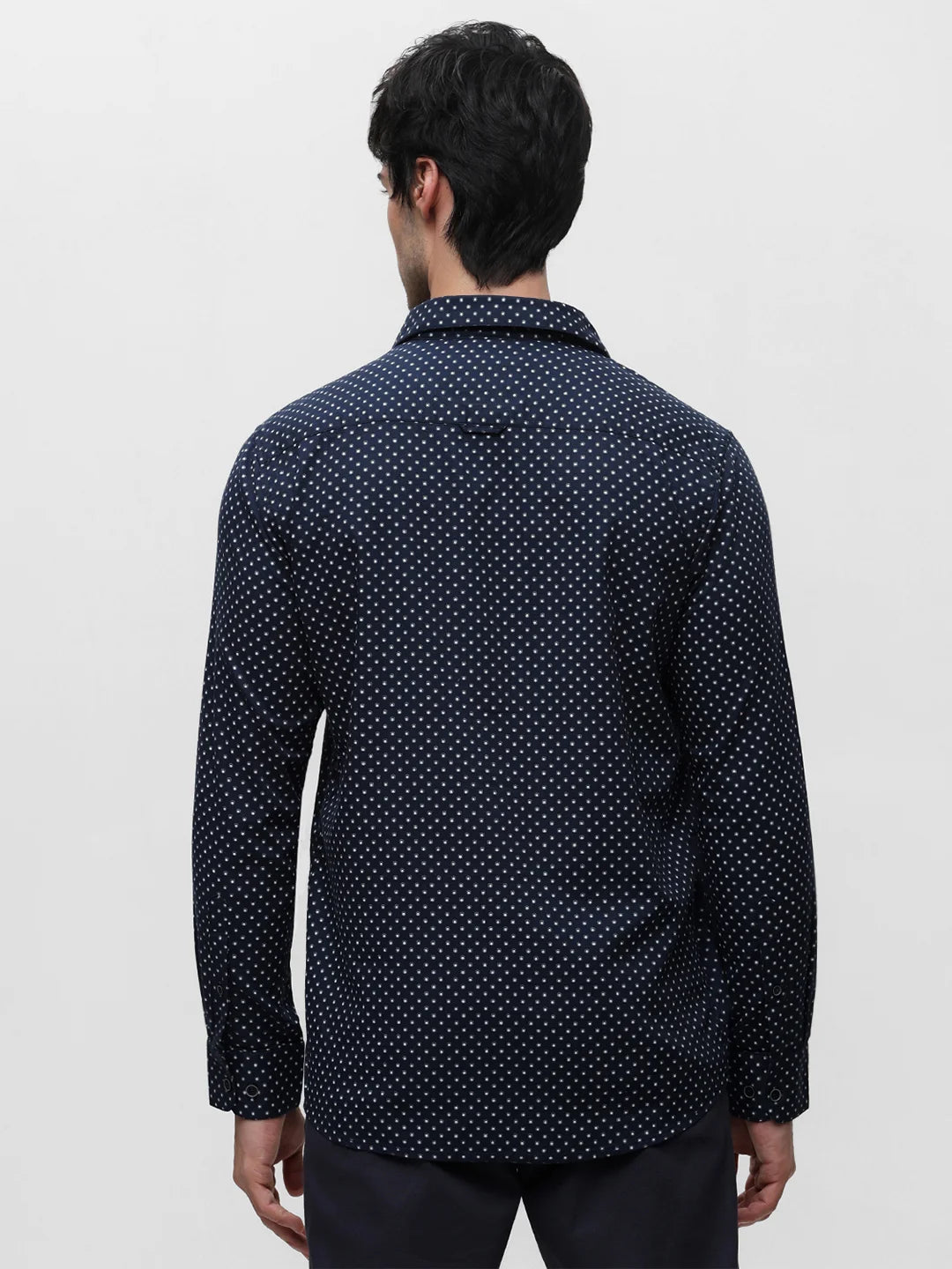 Navy Printed Shirt