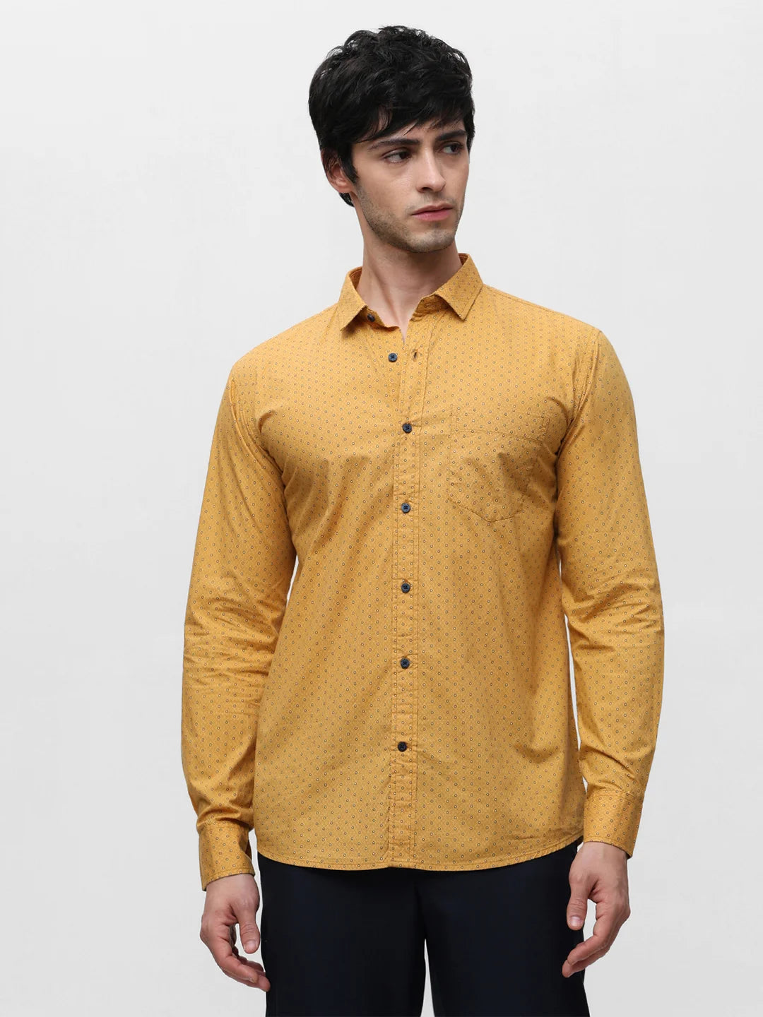 Mustard Printed Shirt