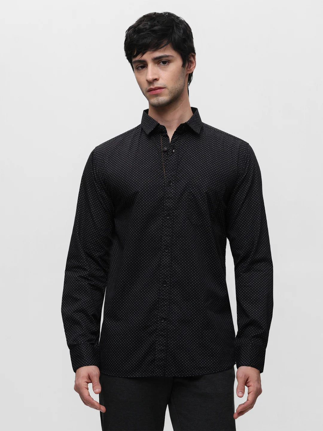 Black Printed Shirt