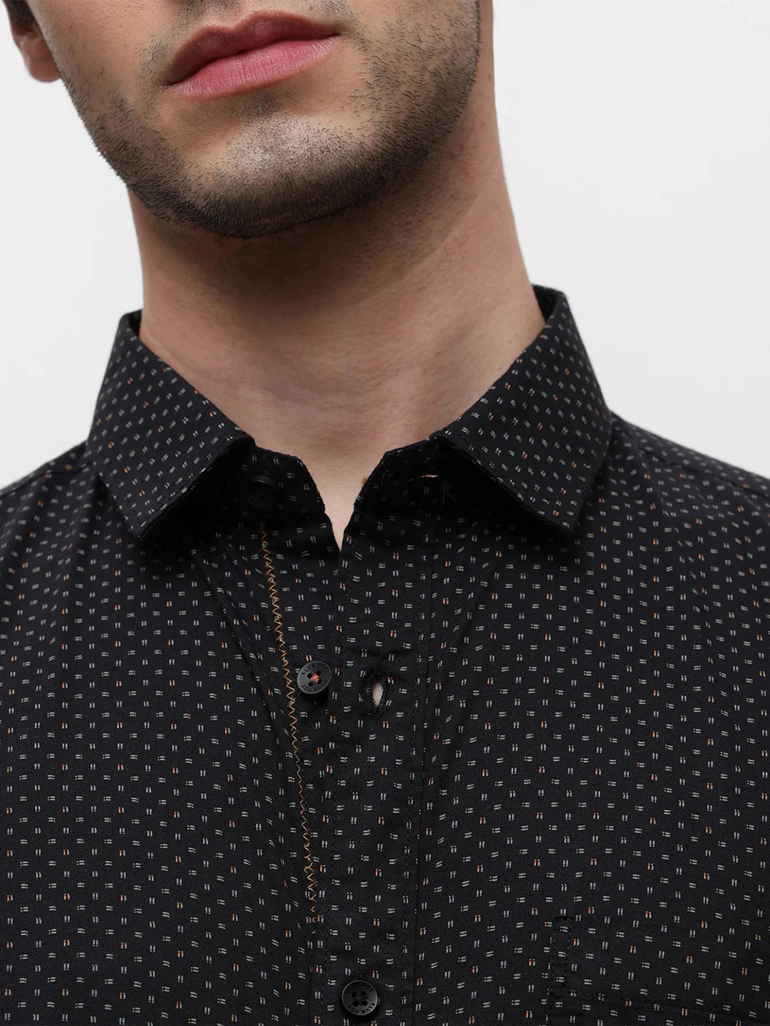 Black Printed Shirt