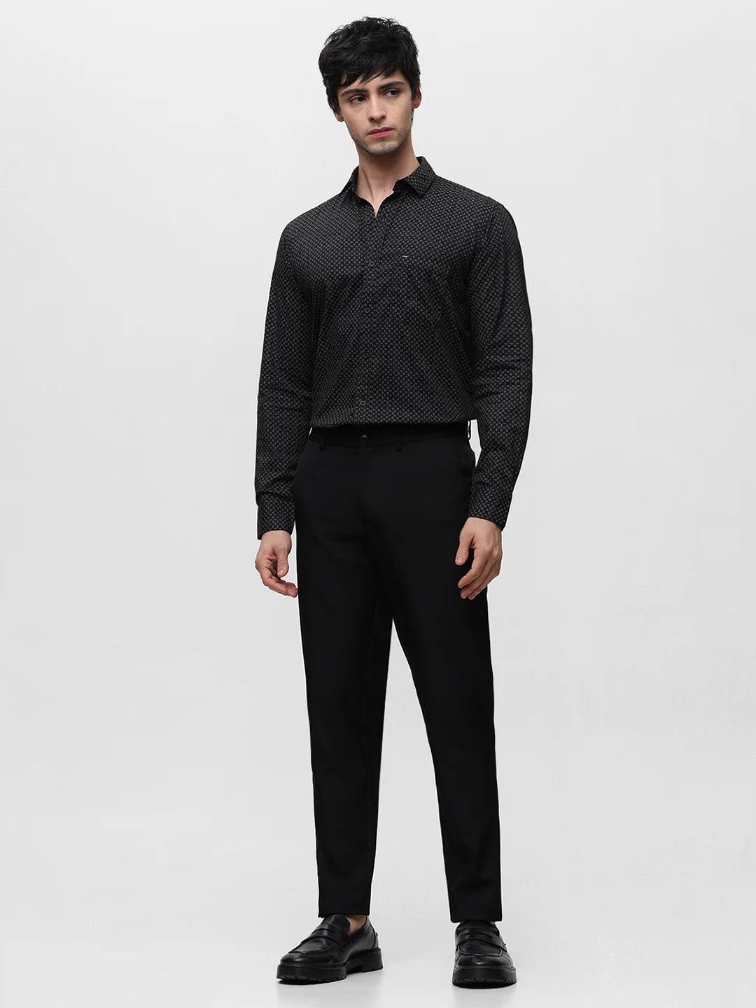 Black Printed Shirt