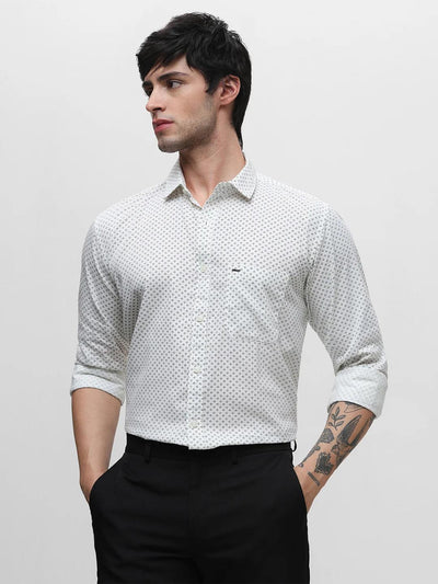 White Printed Shirt