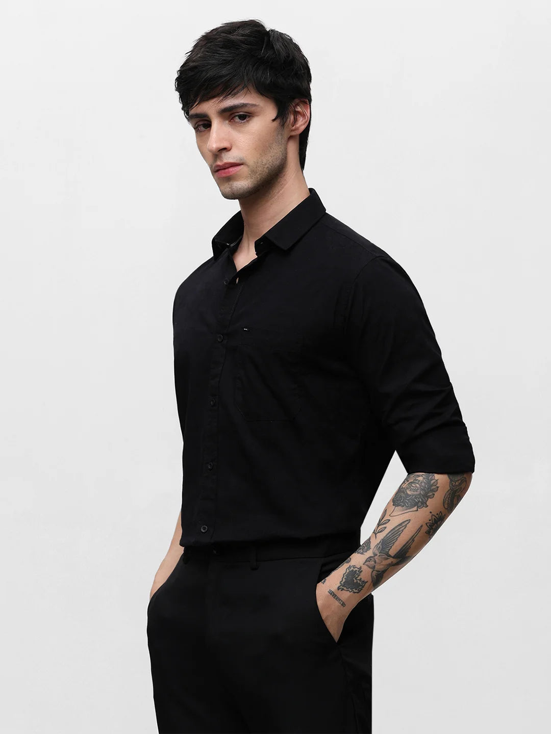 Black Dobby Shirt