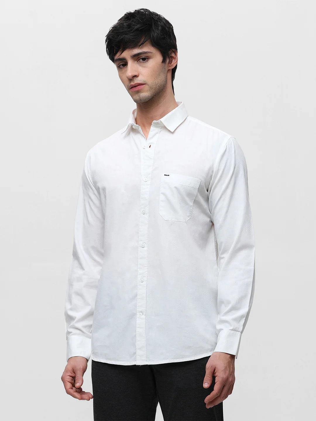 White Dobby Shirt
