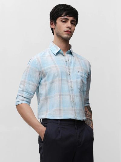 Blue Checkered Shirt