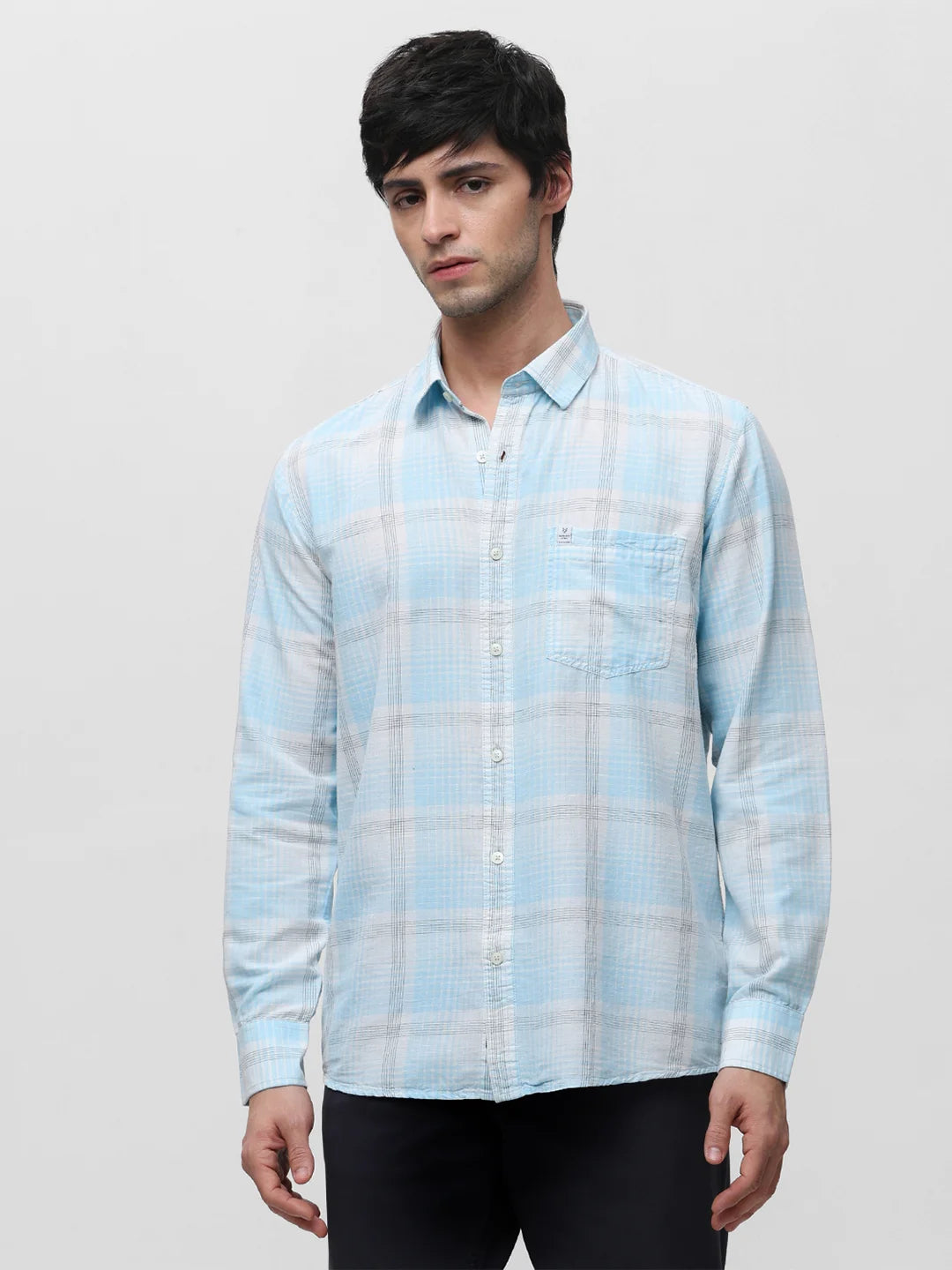 Blue Checkered Shirt