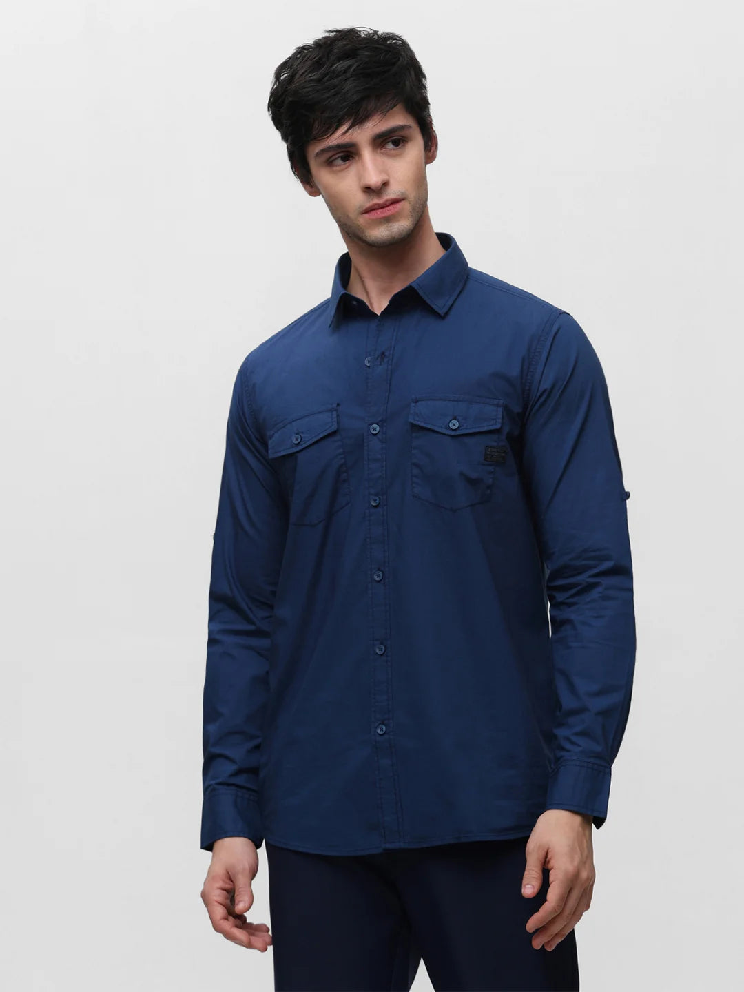 Blue Plain Shirt