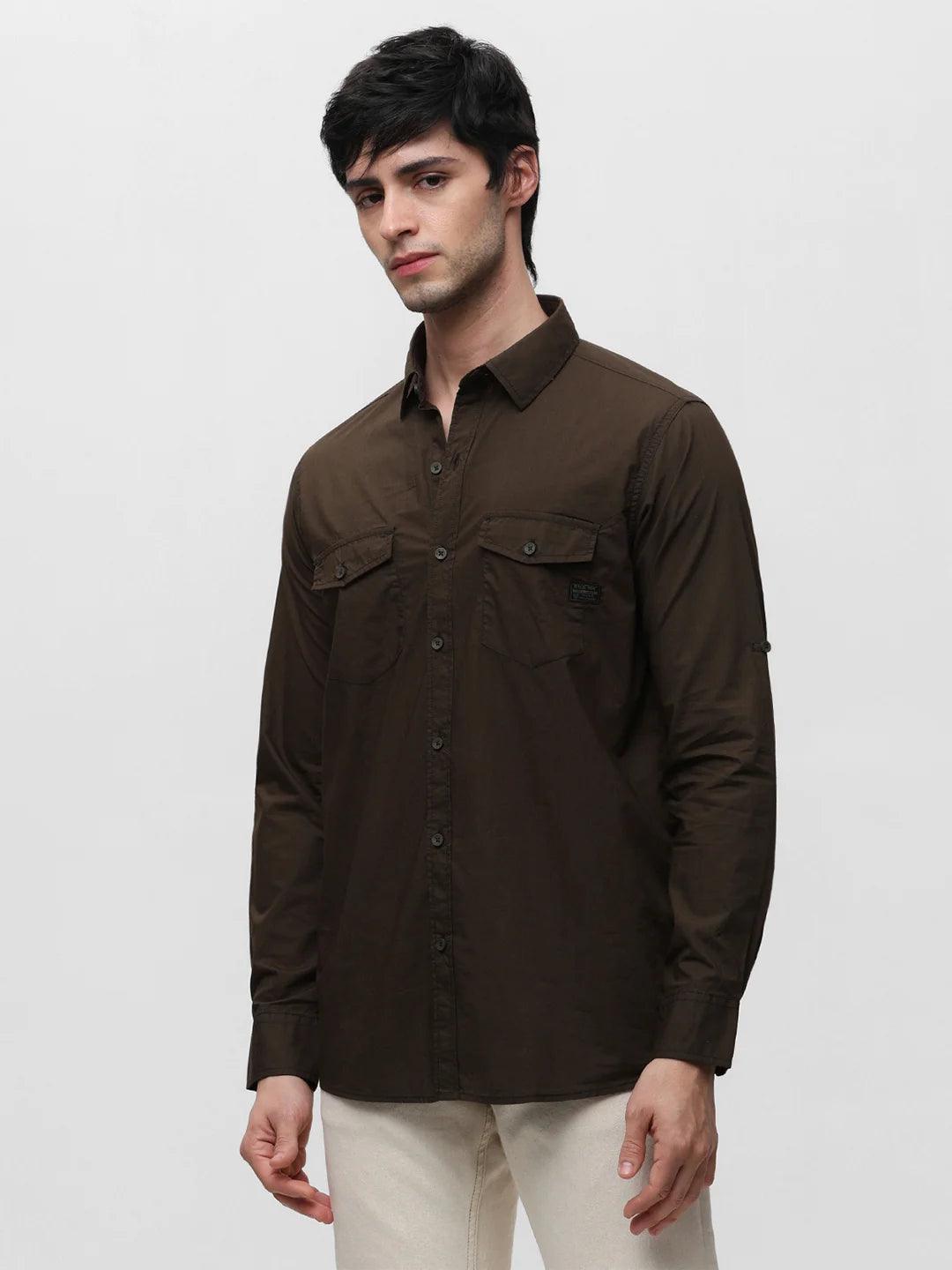 Olive Solid Shirt