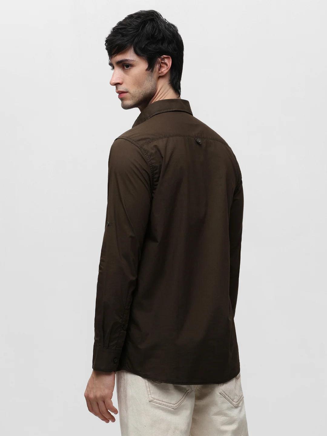 Olive Solid Shirt