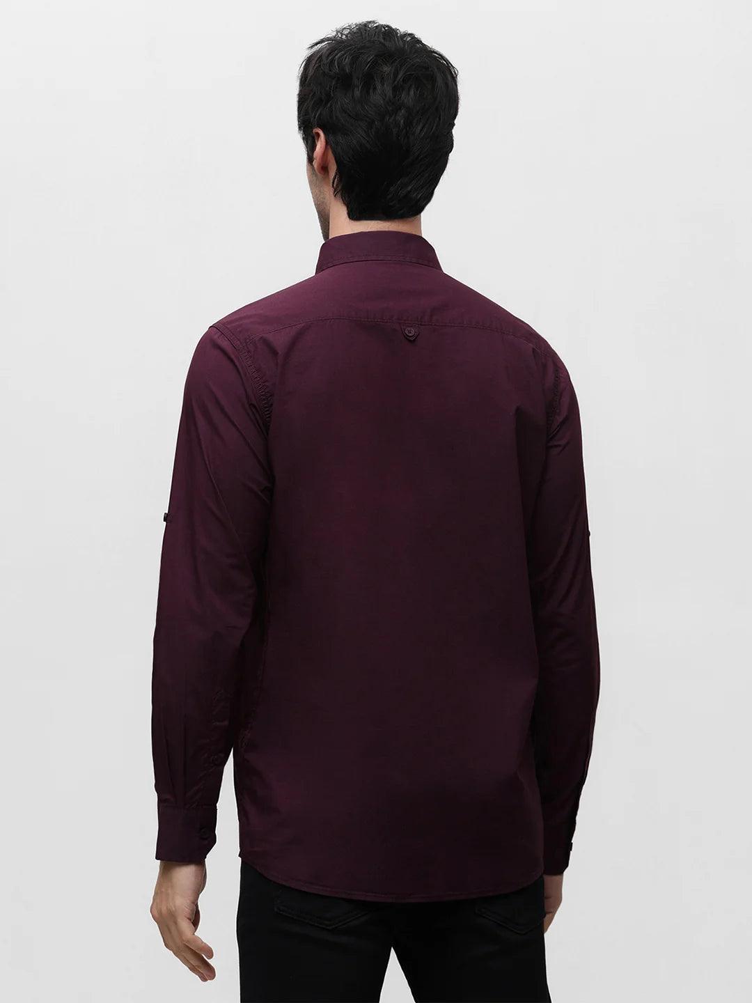 Purple Solid Shirt