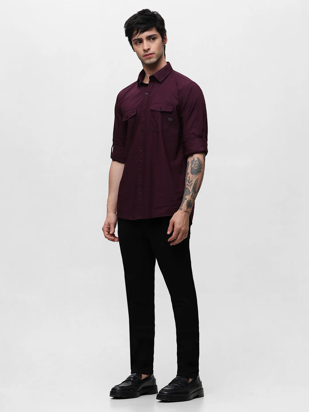 Purple Plain Shirt