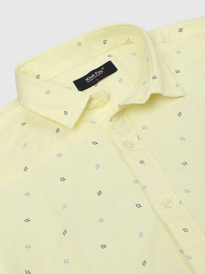 Yellow Printed Shirt