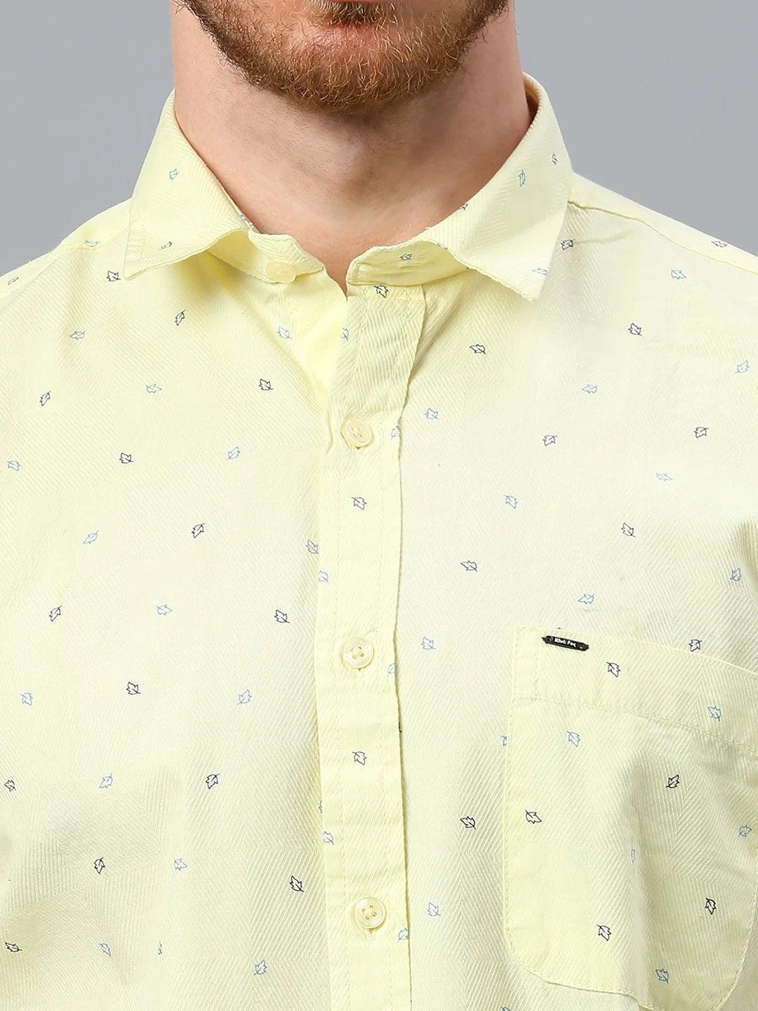 Yellow Printed Shirt