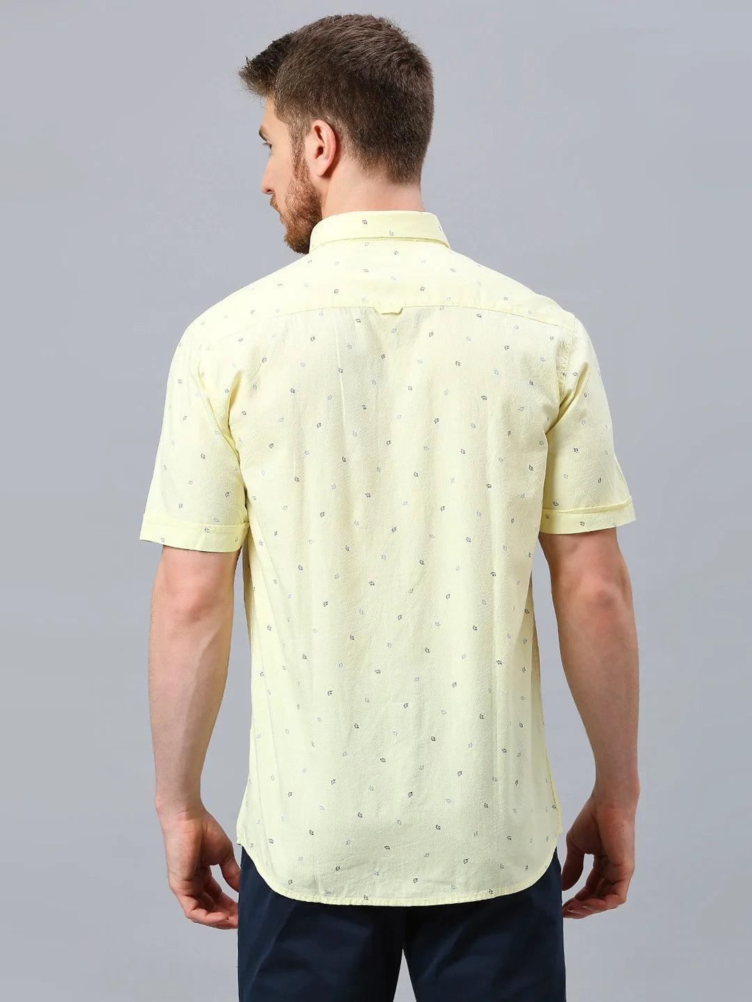 Yellow Printed Shirt