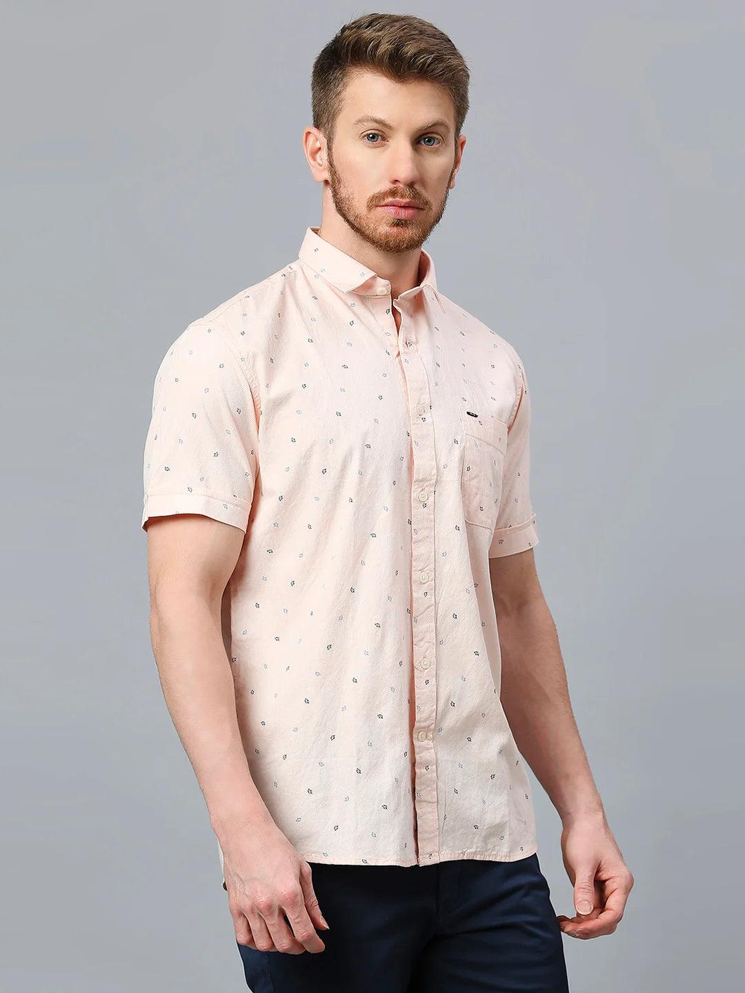 Pink Printed Shirt