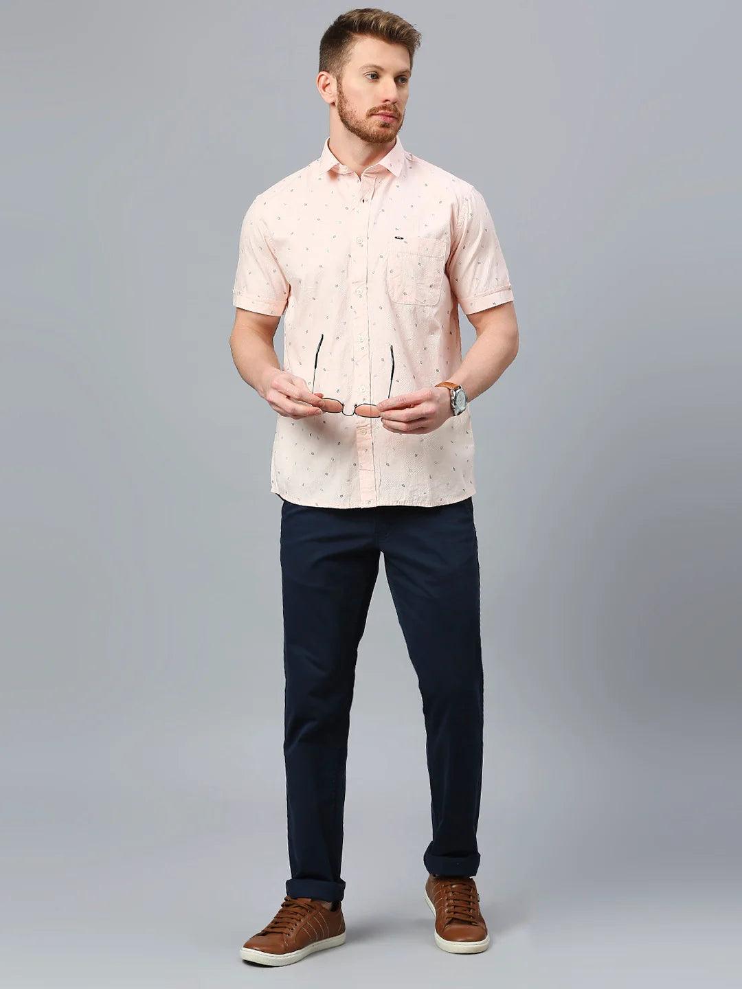 Pink Printed Shirt