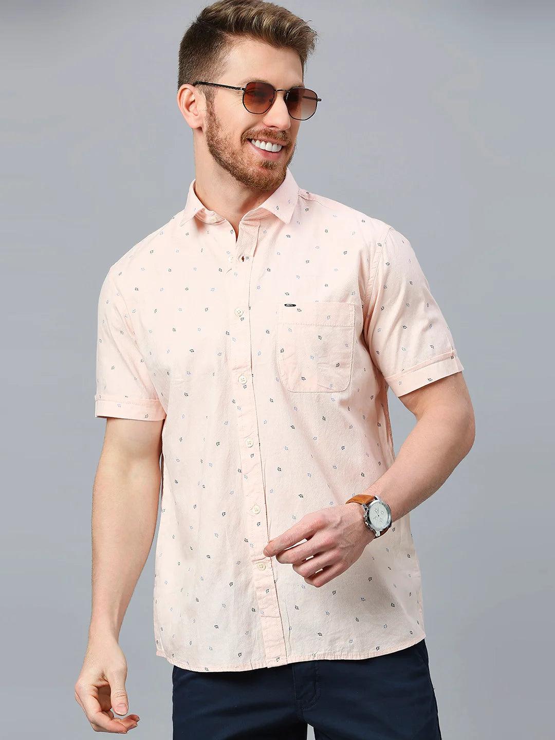 Pink Printed Shirt