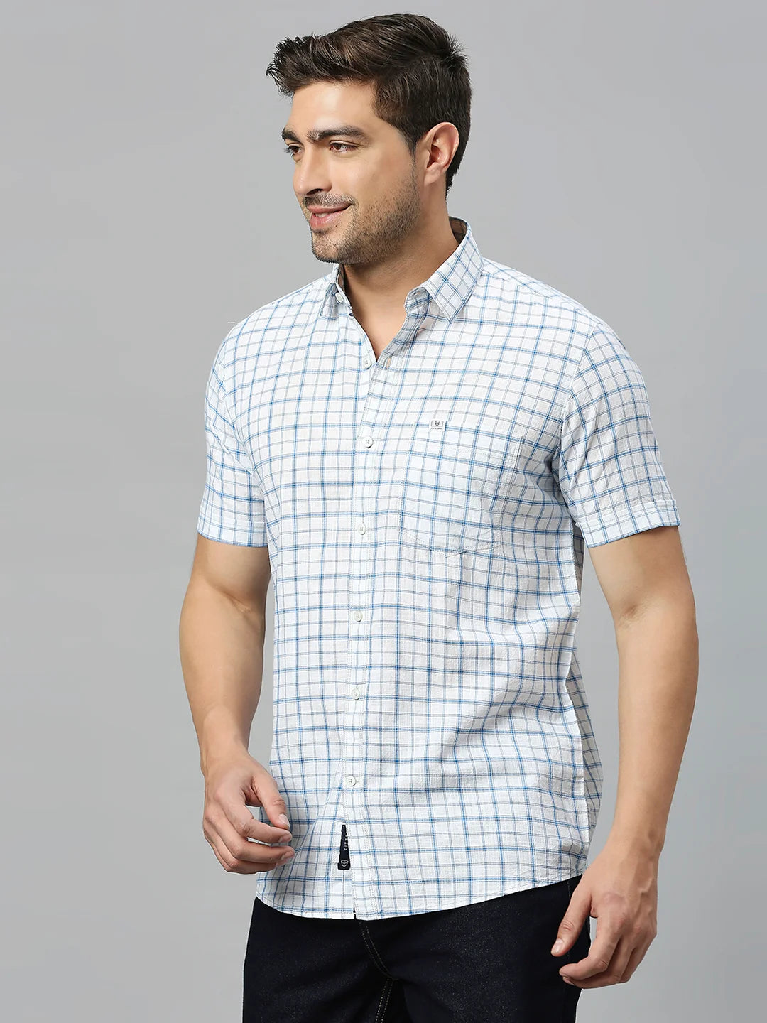 Blue Checkered Shirt