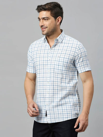Blue Checkered Shirt