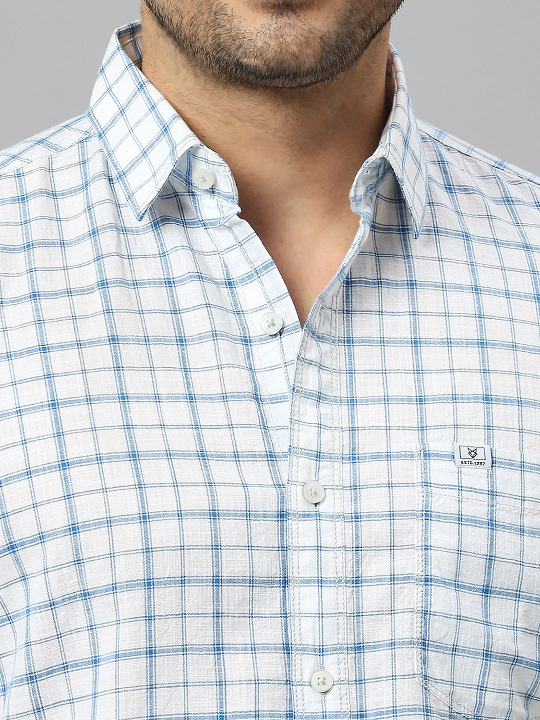 Blue Checkered Shirt