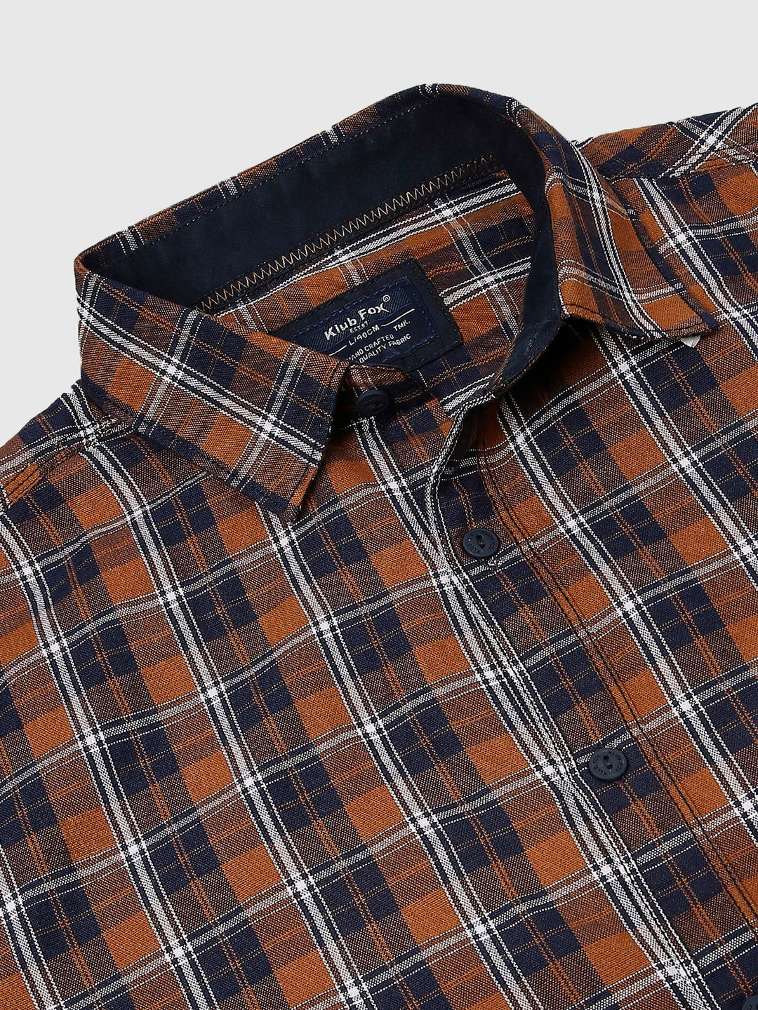 Brown Checkered Shirt