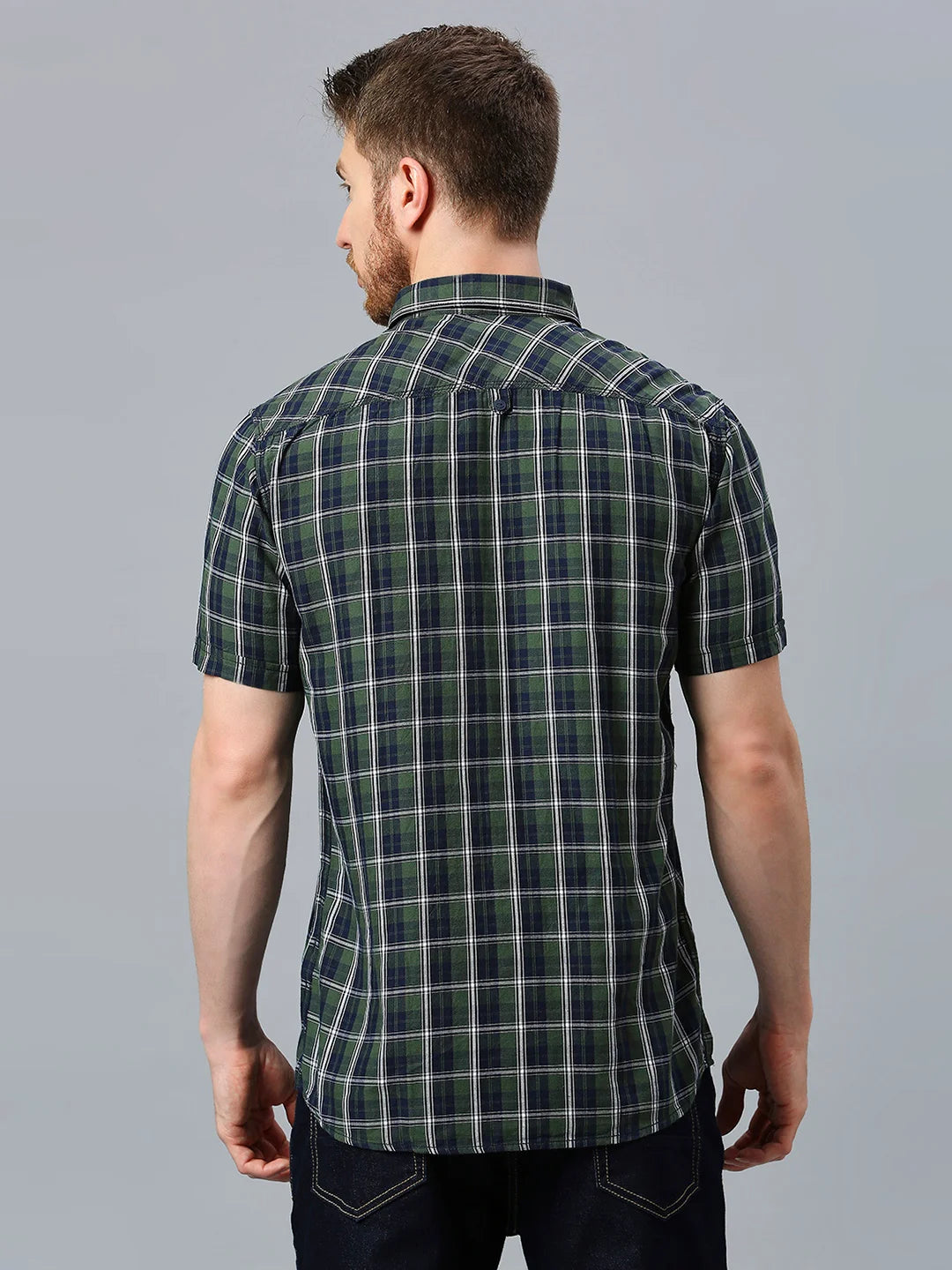 Green Checkered Shirt