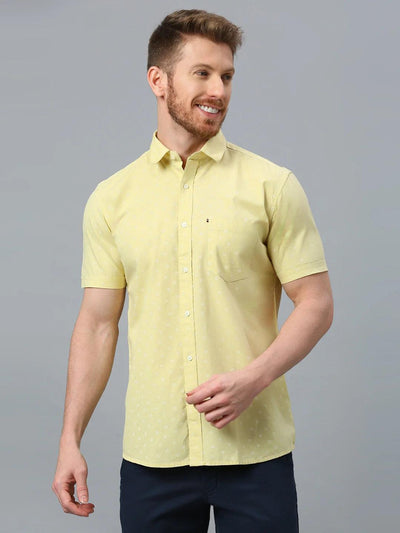 Yellow Printed Shirt