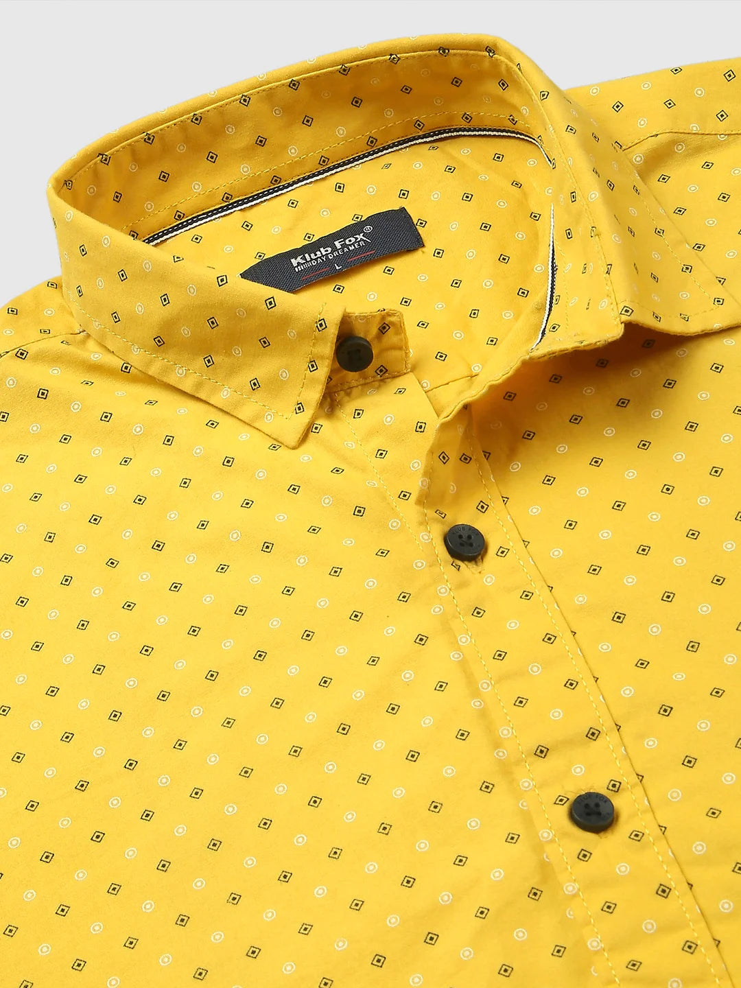 Yellow Printed Shirt