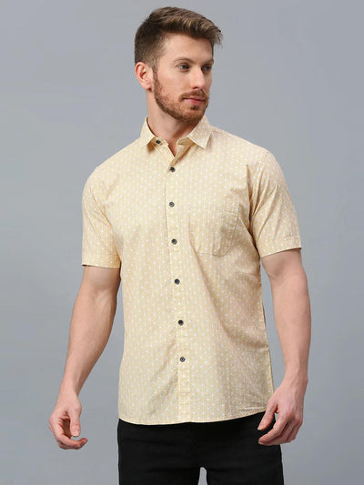 Yellow Printed Shirt