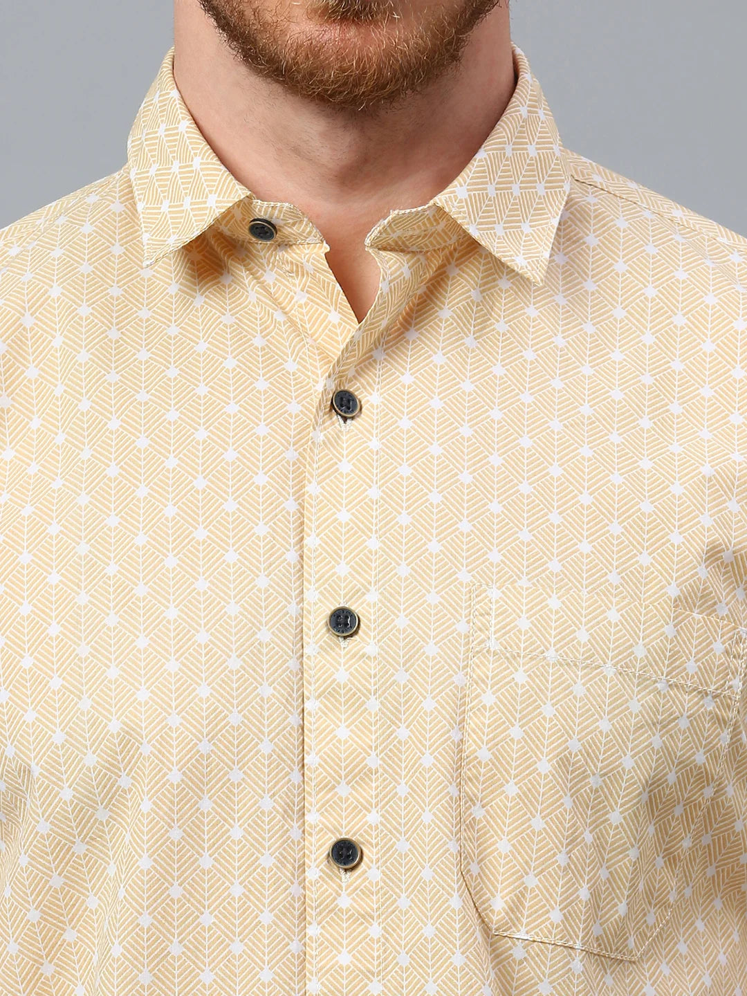 Yellow Printed Shirt