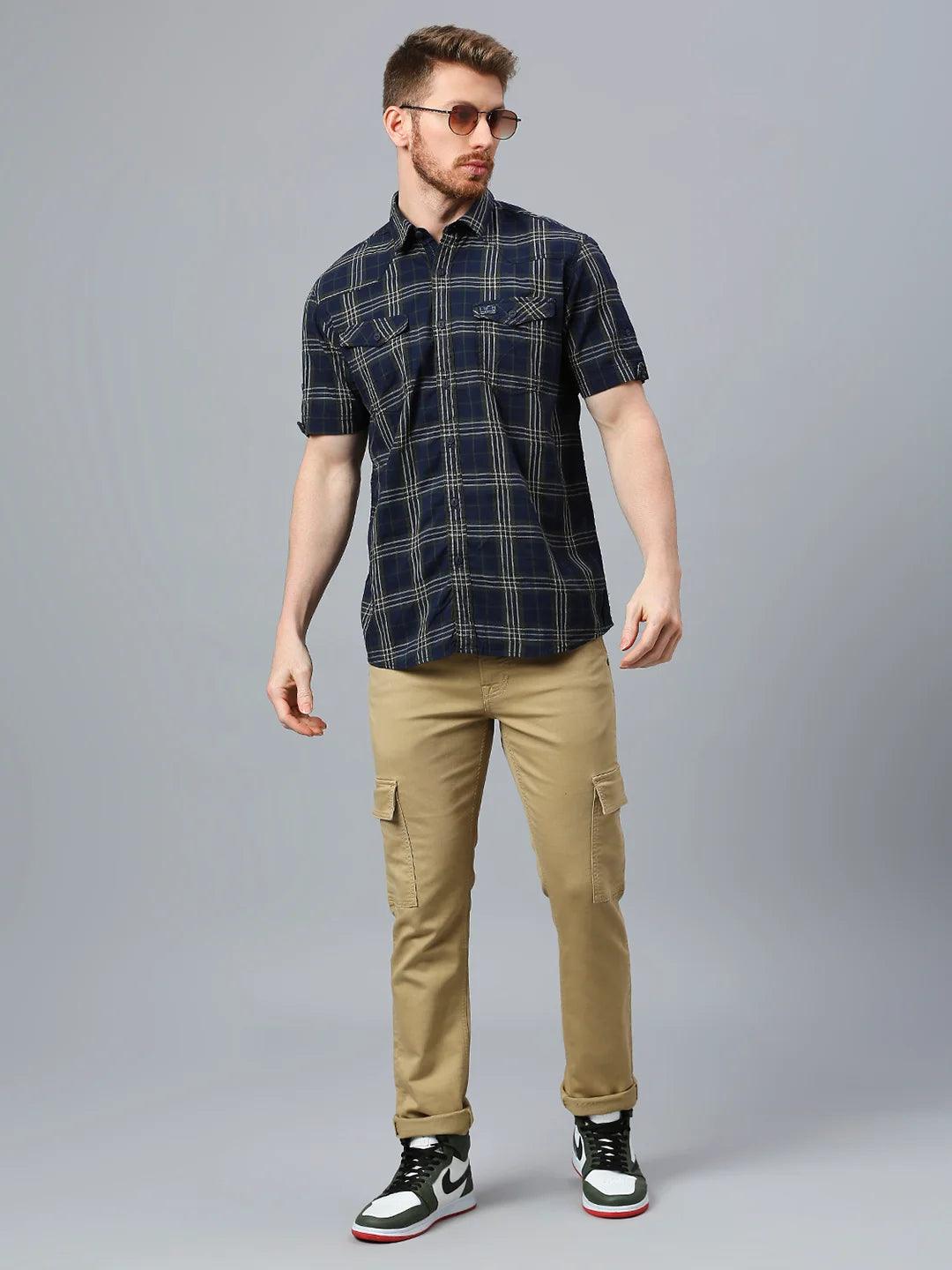 Olive Checkered Shirt