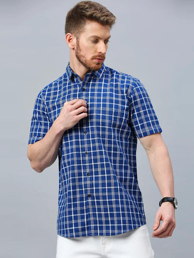 Blue Checkered Shirt
