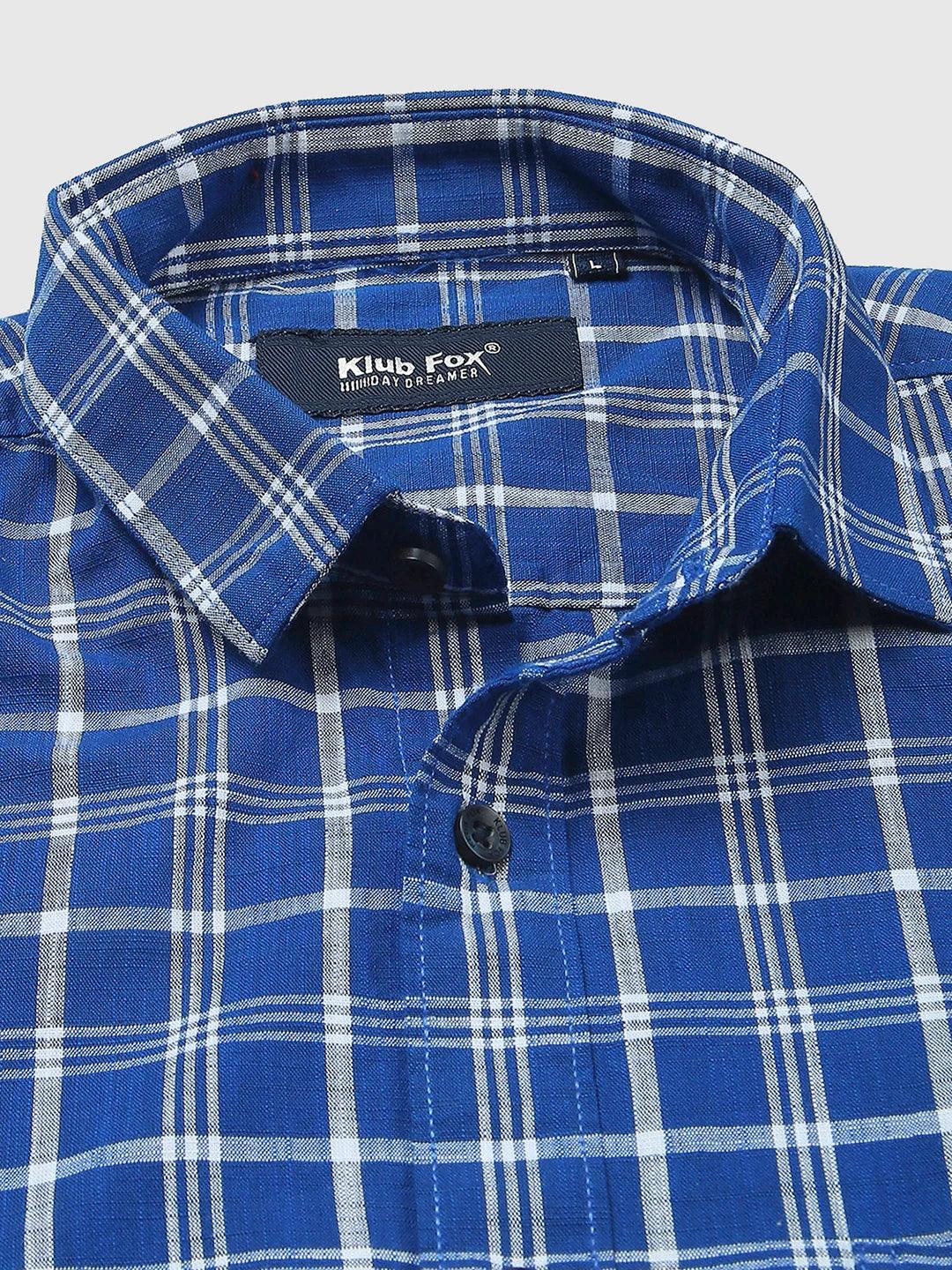 Blue Checkered Shirt