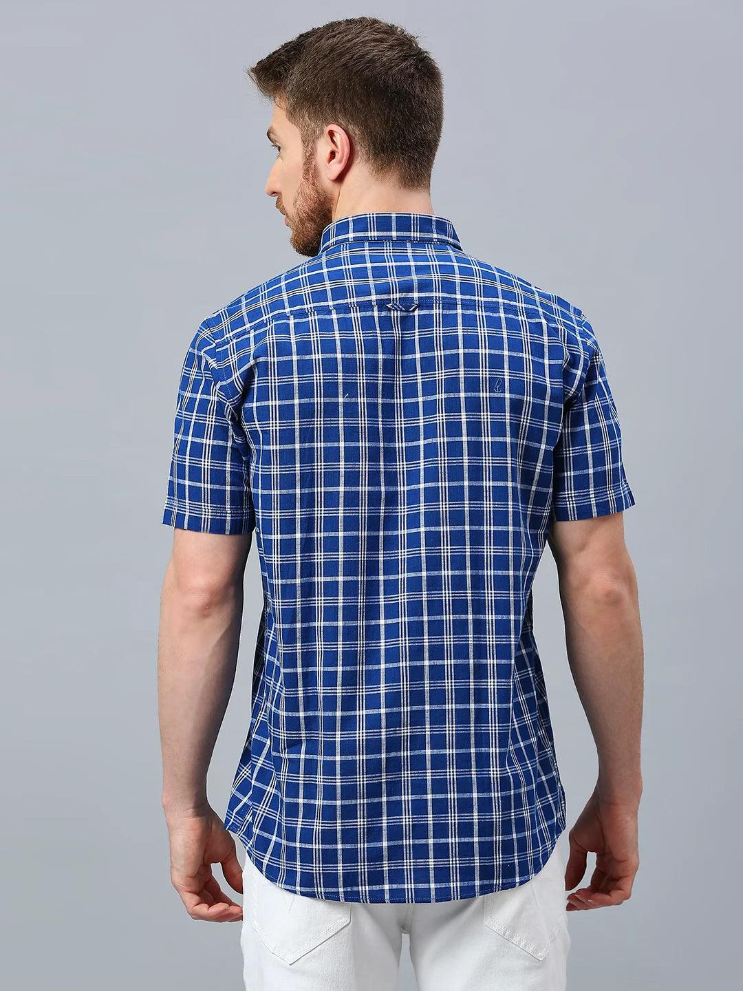 Blue Checkered Shirt