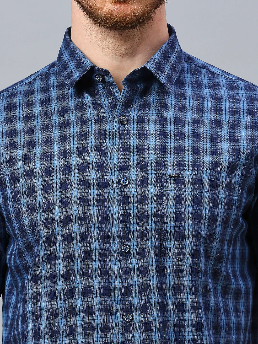 Blue Checkered Shirt