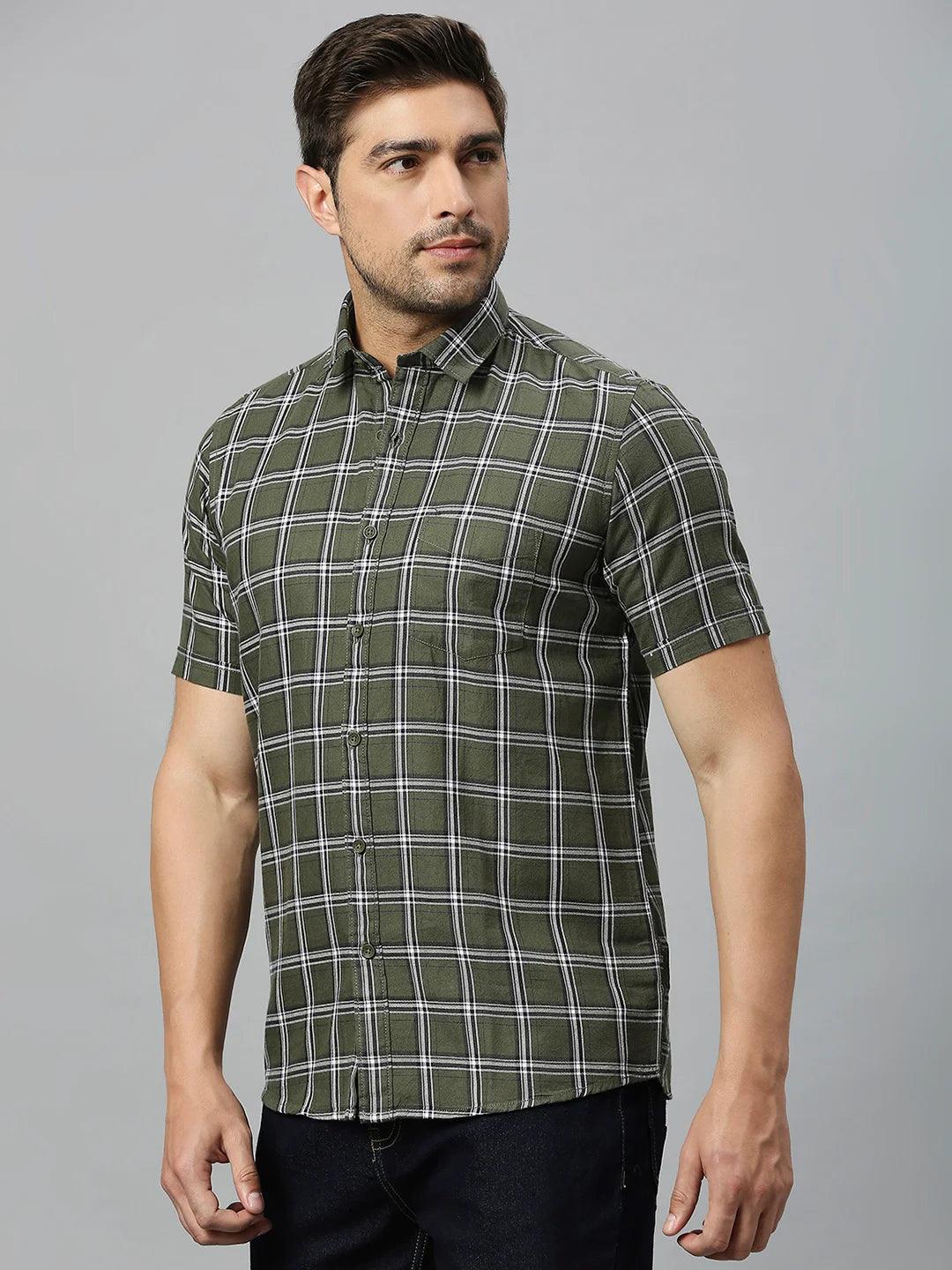 Green Checkered Shirt