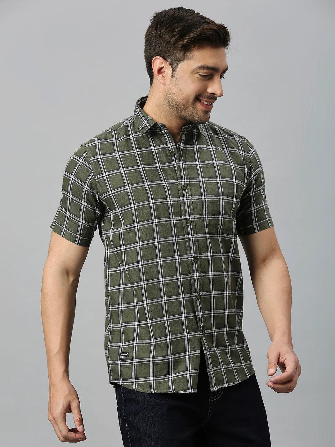 Green Checkered Shirt