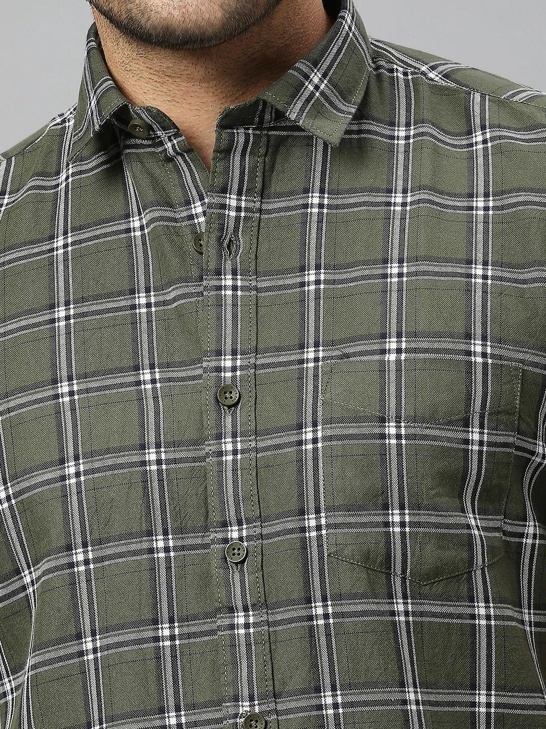 Green Checkered Shirt