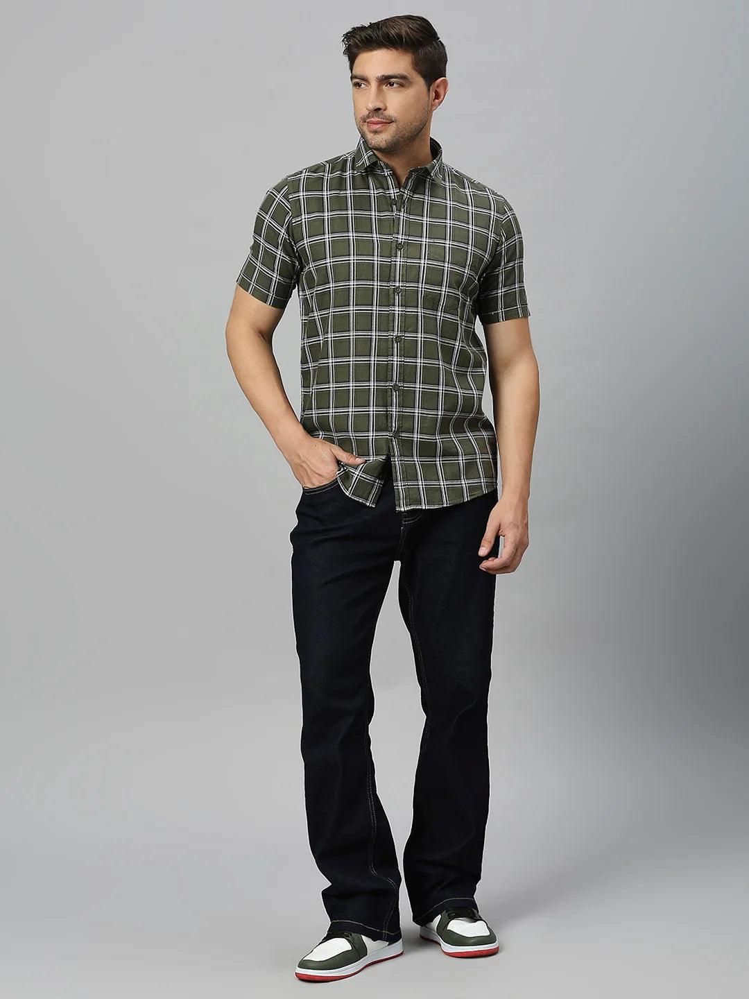 Green Checkered Shirt