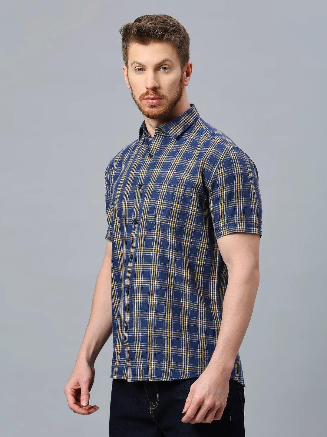 Blue Checkered Shirt