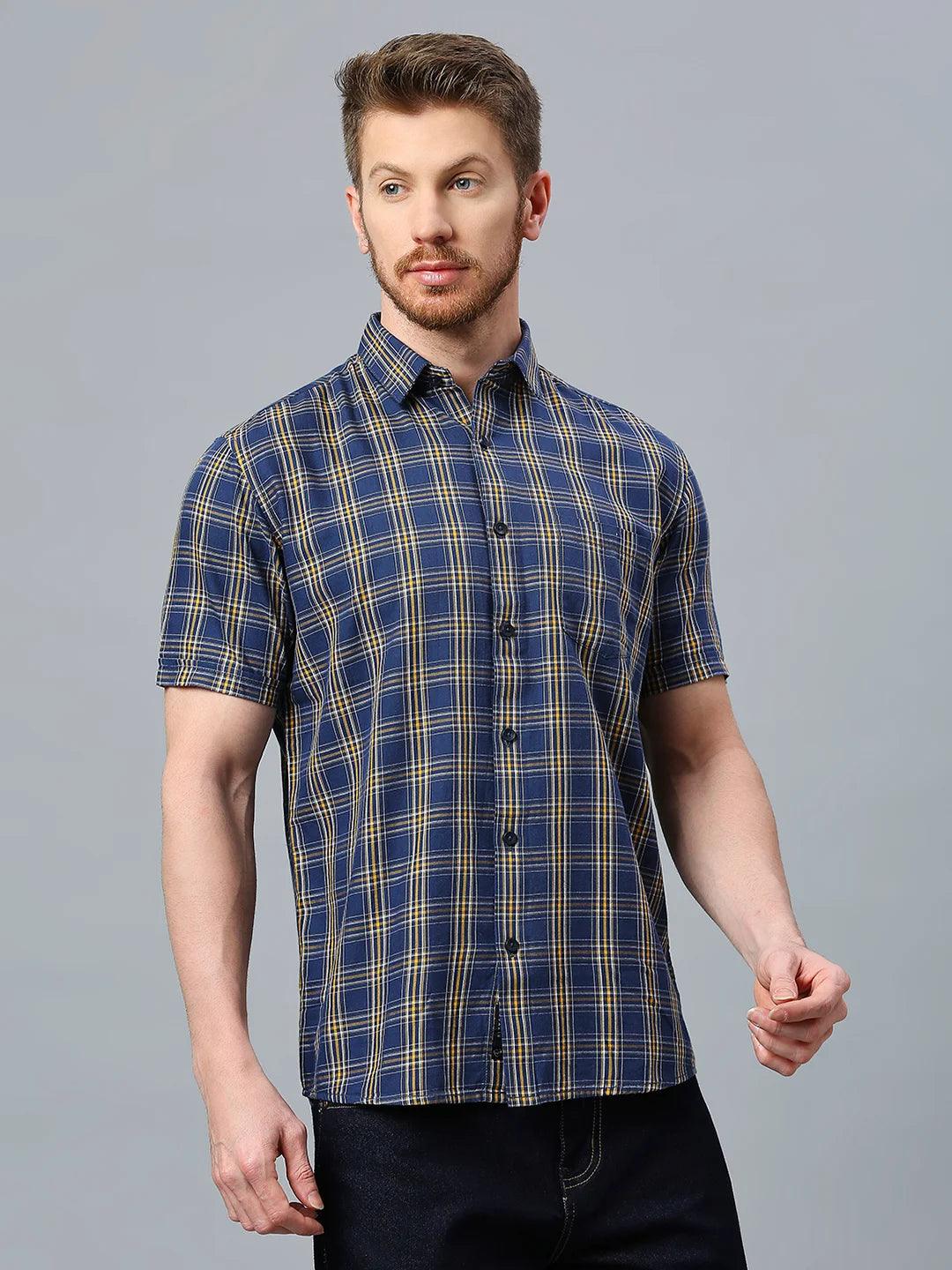 Blue Checkered Shirt