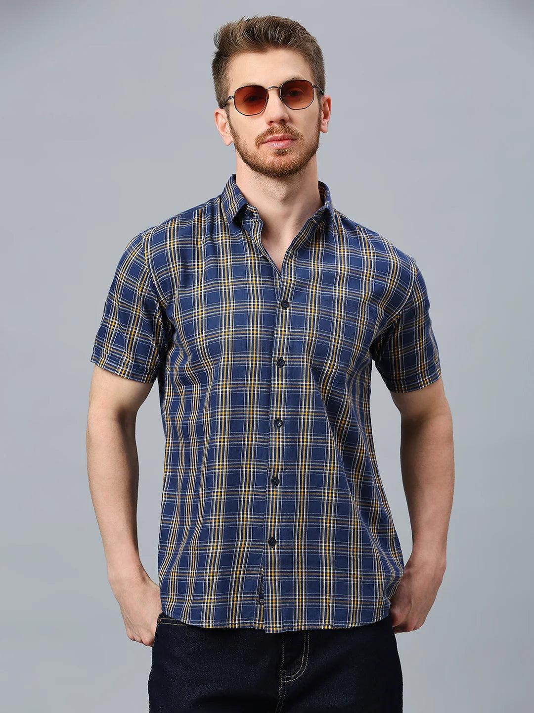 Blue Checkered Shirt