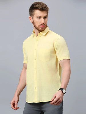 Yellow Solid Shirt