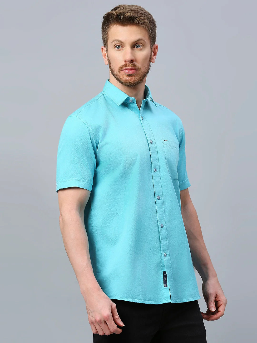 Aqua Solid Shirt