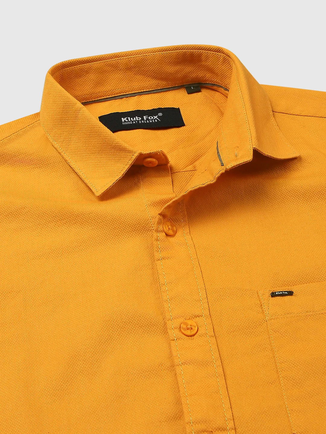 Yellow Solid Shirt