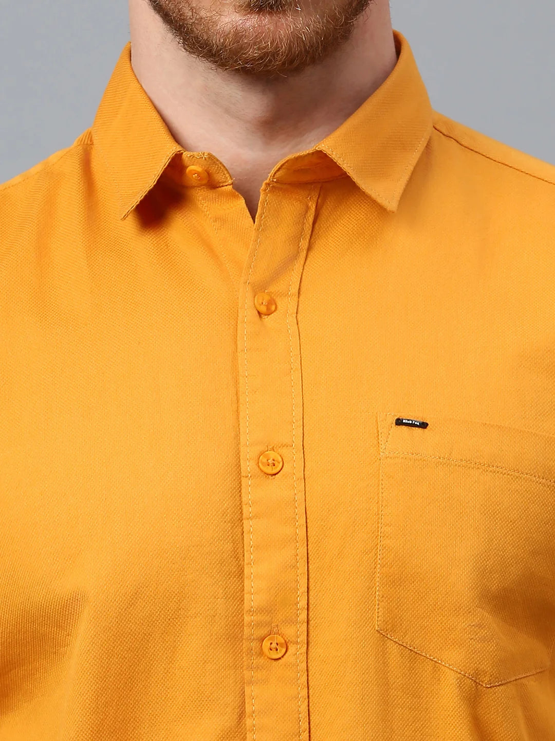 Yellow Solid Shirt