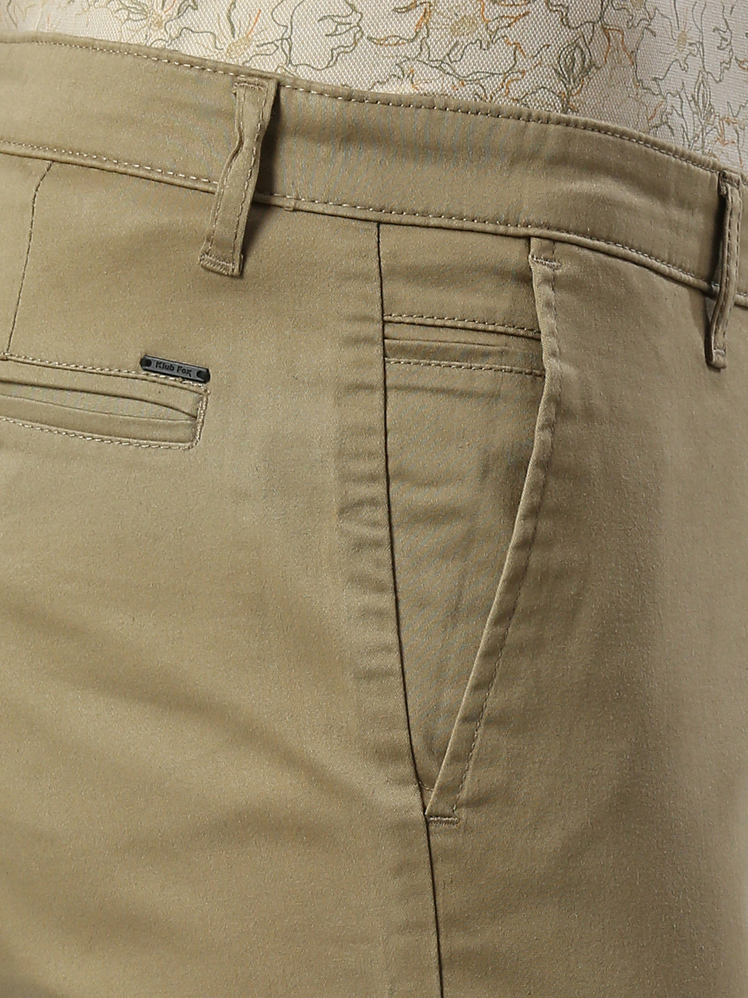 Beige Narrow Trouser