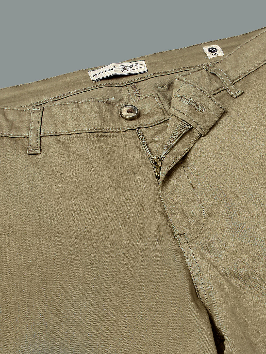 Beige Narrow Trouser