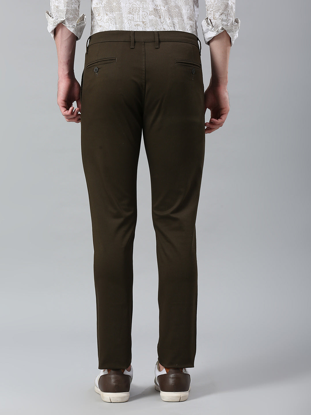 Dk.Olive Narrow Trouser